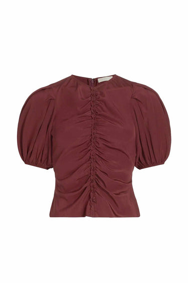 Elise Top in Mahogany-Top-Ulla Johnson-Debs Boutique